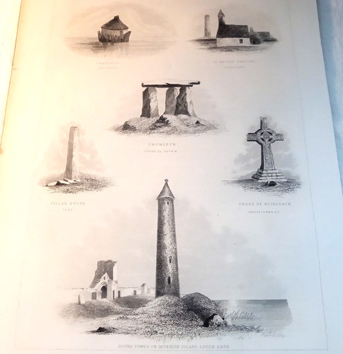 1867 irish antiquities antique - irish,