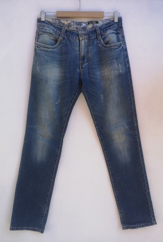 Armani jeans mid wash blue - armani,