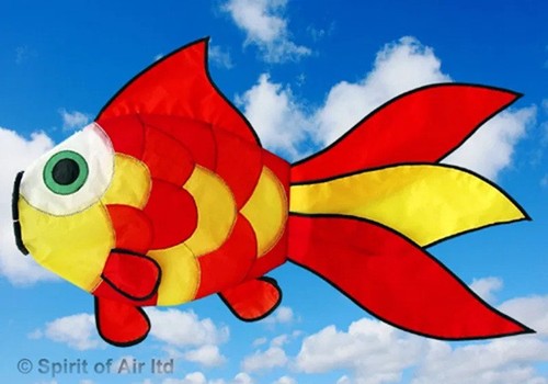 Goldfish windsock for - for, flagpole