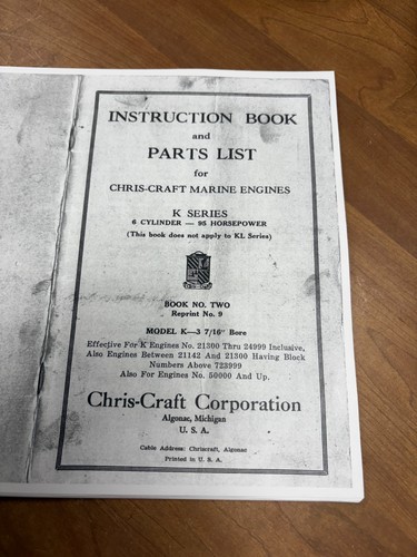 Copy chris craft instruction - chris,