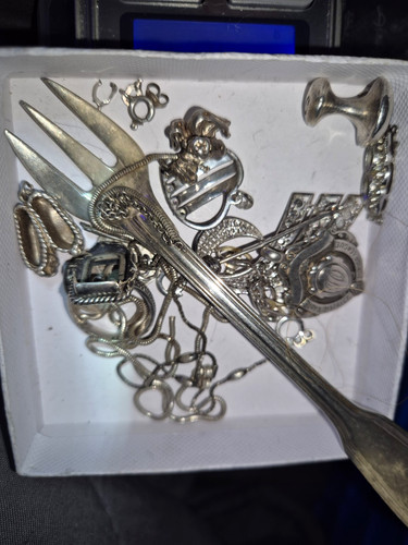 70g silver mixed scrap - 70g, lot