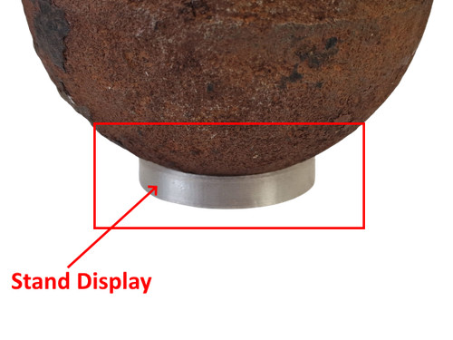 Cannon ball display stand - ball,
