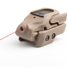 Compact Mini Red Laser Sight Pistol Red Dot Scopes for Glock Tan