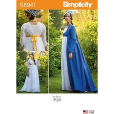 SIMPLICITY 8941 MISSES MAIDEN