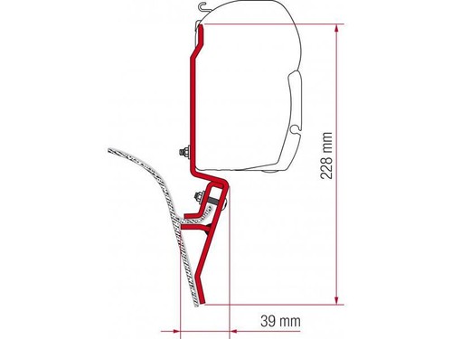 Fiamma adapter brackets black - fiamma,