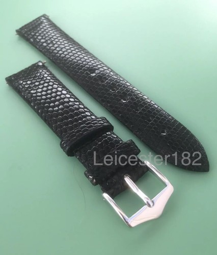 Genuine lizard black watch - black,