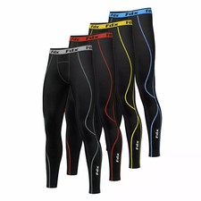Compression BaseLayer Tights PowerLayer Mens Boys Bottoms Thermal Skins Sports