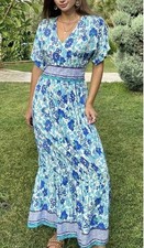 ZARA FLORAL PRINT MIDI DRESS