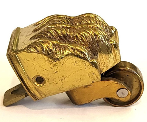 Solid brass lion claw paw