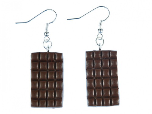 Chocolate earrings miniblings - earrings,