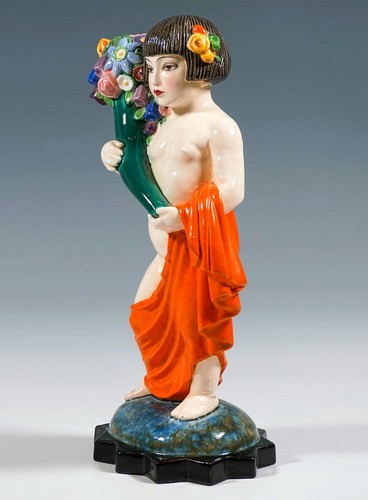 Rare keramos ceramic figure - ceramic,