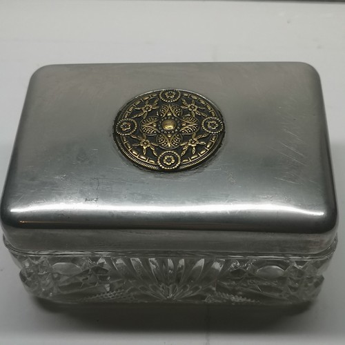 Antique silver plated trinket - antique, silver-plated