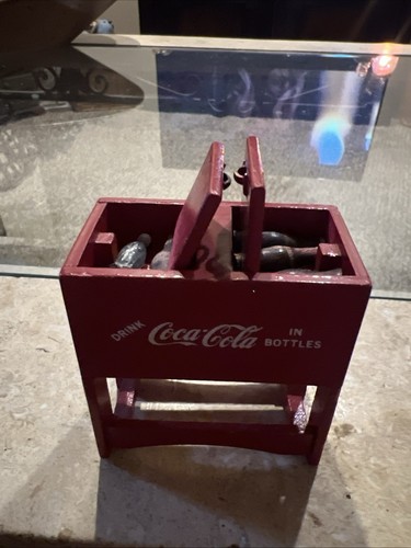 Vintage coca cola red wood - red, toy