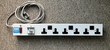 Olson 6 Way Rack Power Strip With RCD Breaker Fully Tested