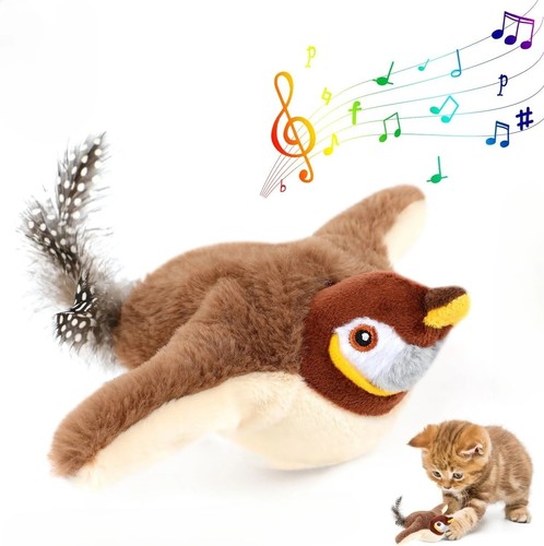 Plush bird toy interactive - bird,
