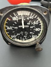Piper 450-799 True Airspeed Indicator — Knots/MPH — Vintage Aircraft Instrument
