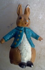 Beatrix Potter 3.5cm high Timpo Painted Lead Peter Rabbit Figure Weighing 30g