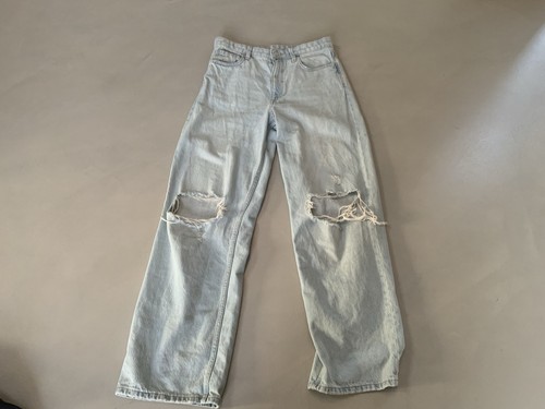 Blue denim wide leg - denim,