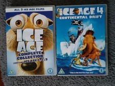 Ice Age 1, 2, 3 & 4 Complete Movie Collection (4 Disc DVD Box Set)