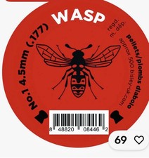 Wasp .177 Air Pellet Tin of