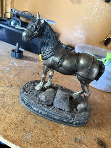 Heavy horse shire figurine - heavy,