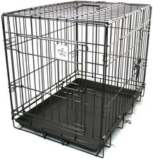 DOG CRATE – Heavy-Duty Folding Pet Kennel with Removable Tray & Divider