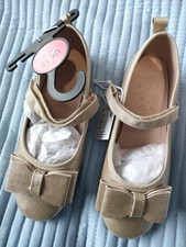 Girls Low Gold Shoes New With