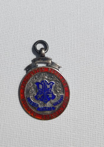Antique silver enamel - silver, &