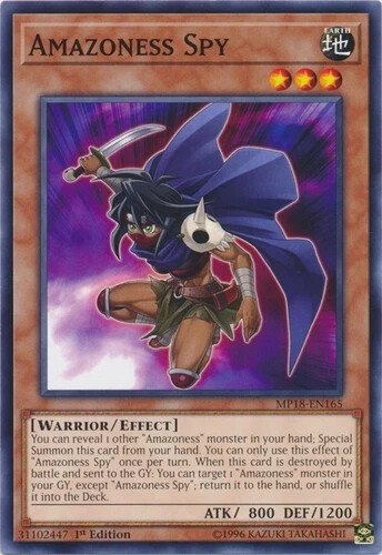 Amazoness spy mp18 en165 - amazoness, mp18-en165