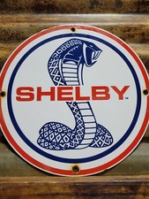 VINTAGE SHELBY PORCELAIN SIGN
