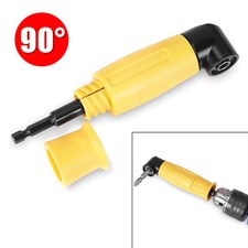 Right Angle Bend Extension Chuck 90 Degree Drill Attachment Adapter kit UK New
