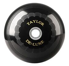 Taylor Deluxe Standard Density Black Crown Green Bowls (Pair)- WT201