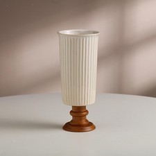 Porcelain Vase Stylish Desktop Flower Vase for Farmhouse Gift Coffee Table