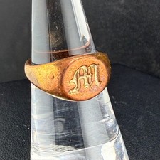 Vintage Signet Ring “M”