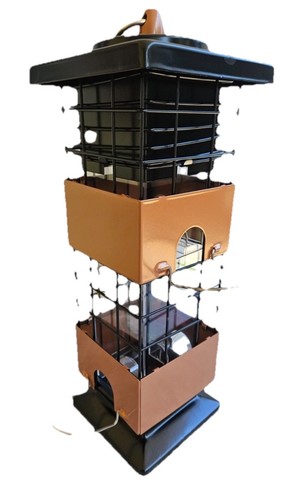 Metal squirrel proof - squirrel,