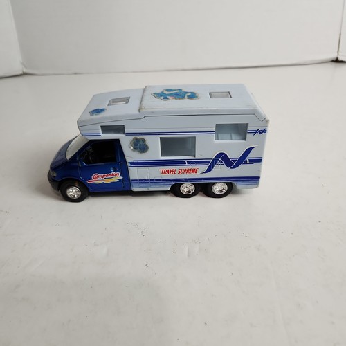Wheel blue summer camper van - 6-wheel,