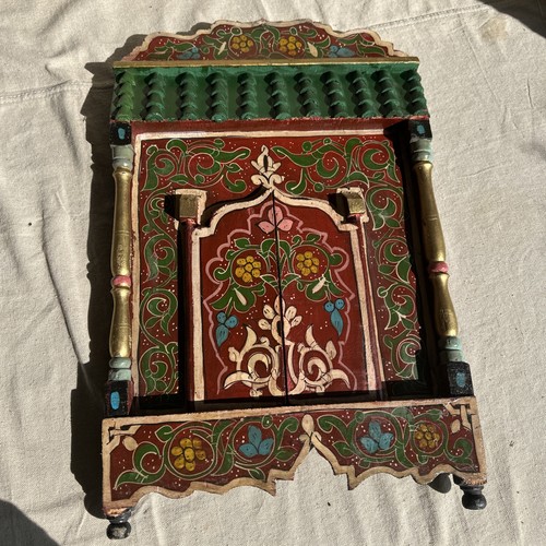 Moroccan wall mirror doors - moroccan,