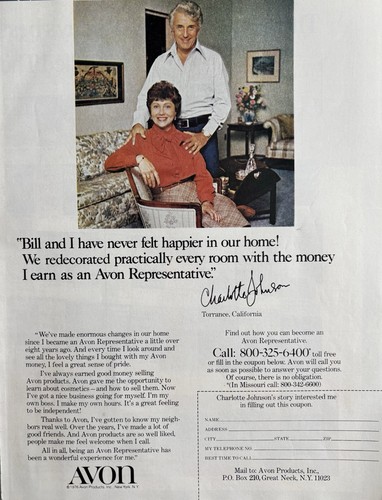 1976 avon original - 1976, vintage