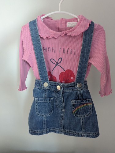 Little bird dungaree skirt - bird,