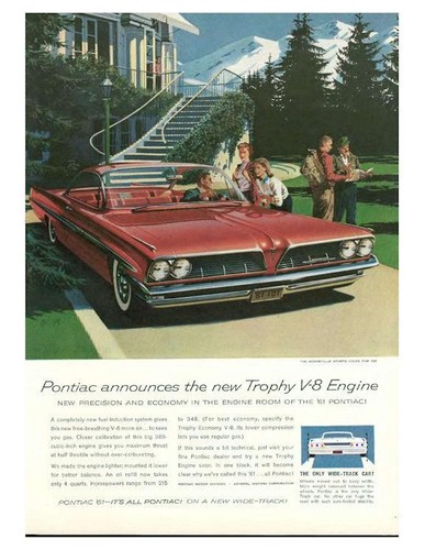 1961 pontiac print - print, ad