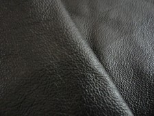 Black pigskin leather - black, 5"