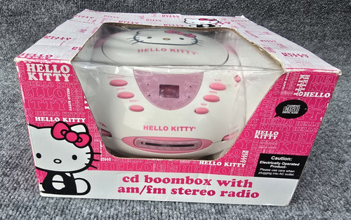 Hello kitty stereo boombox - kitty,