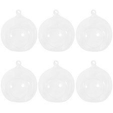 10Pcs Hanging Glass Candle