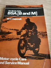 BSA PITMANS MOTORCYCLIST LIBRARY THE BOOK OF THE  BSA (B & M) VINTAGE MOTORBIKE