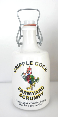 Vintage stoneware cripple cock - stoneware,