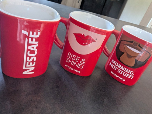 Nescafé red advertising mugs - nescafÉ,