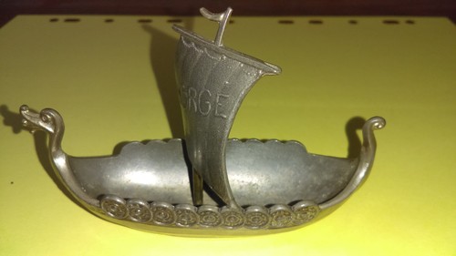 Vintage norway viking ship - norway,
