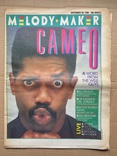 CAMEO MELODY MAKER MAGAZINE SEPT 20 1986 CAMEO COVER WITH MORE INSIDE UK