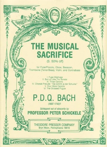 The musical sacrifice score - musical,