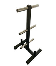 Bumper Plate Tree & Bar Stand Commercial 2" Olympic Weight Rack - FXR Sports